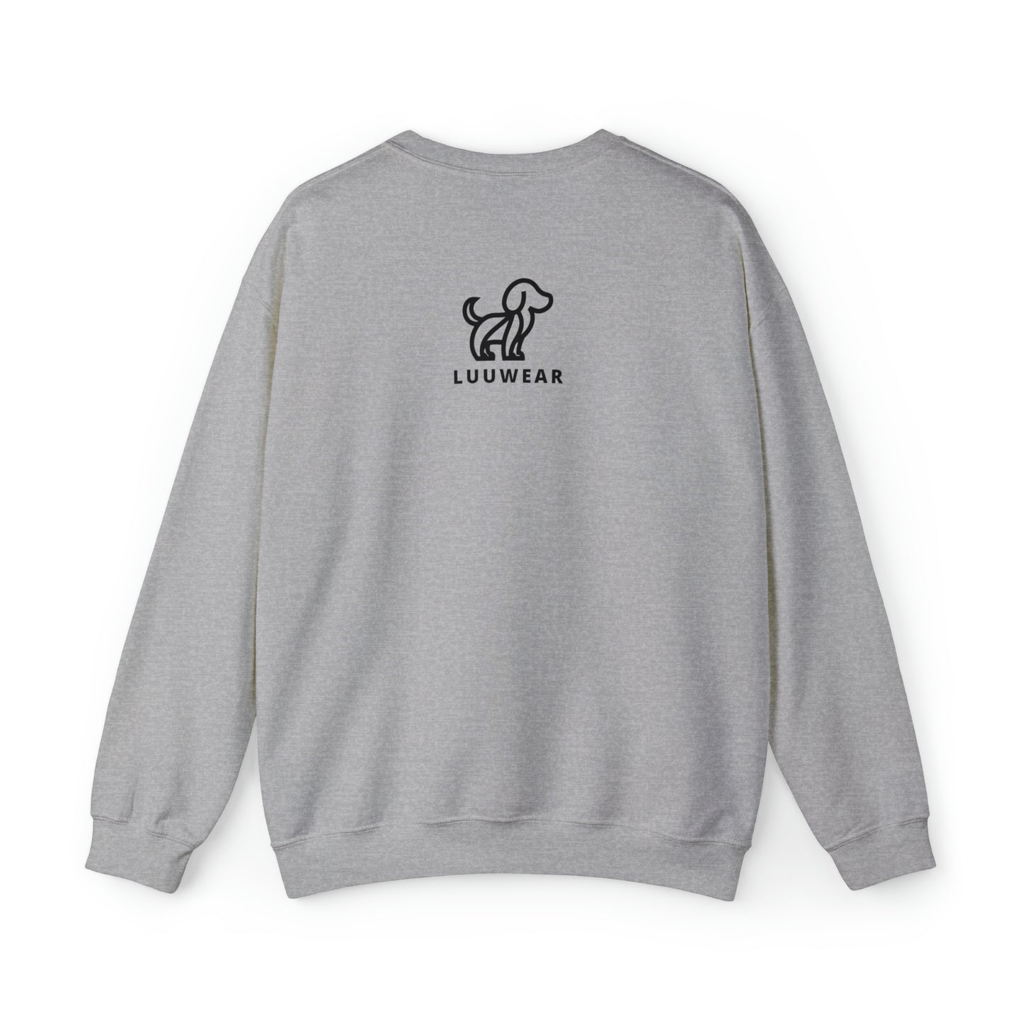 LUU WEAR SWEATER (black print)