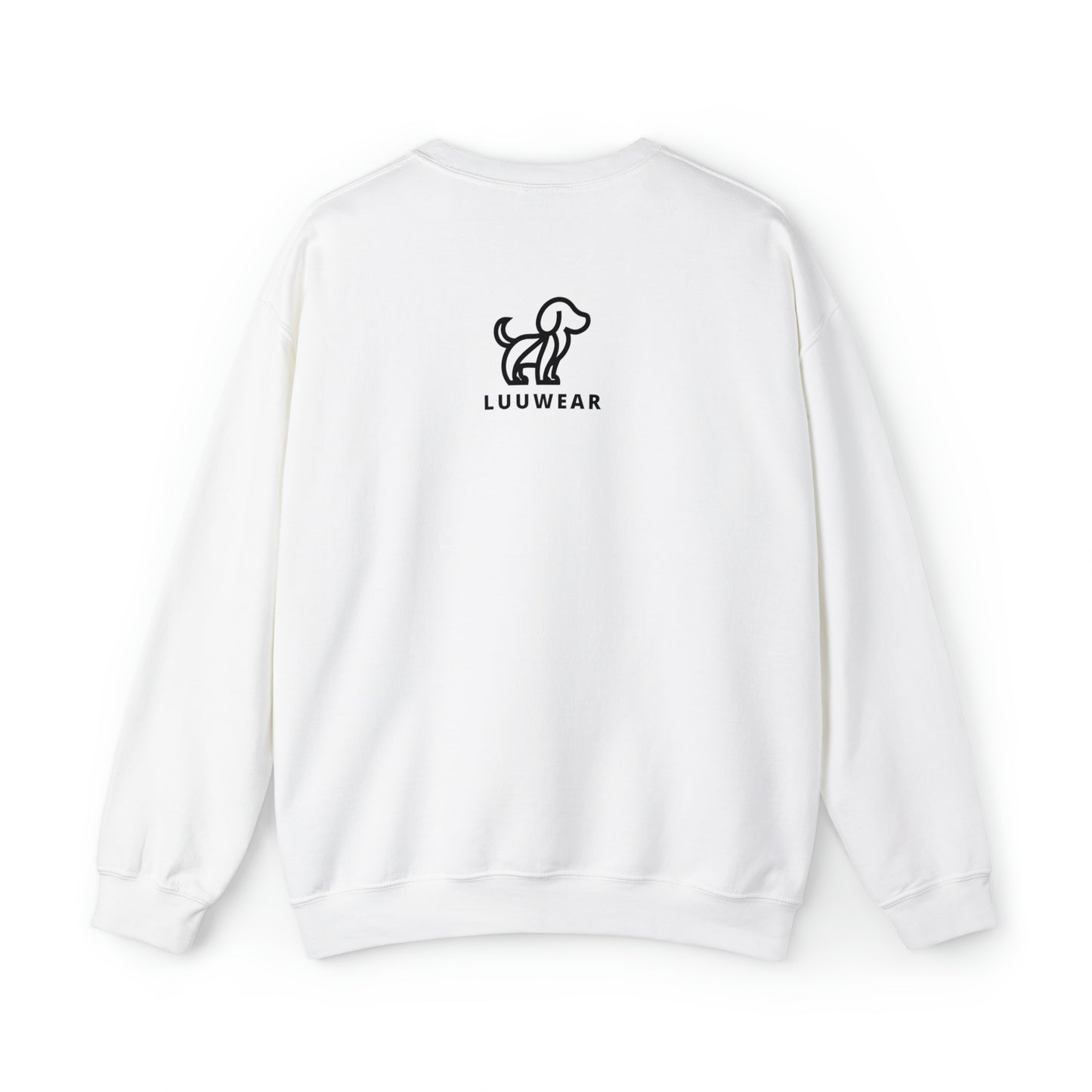 LUU WEAR SWEATER (black print)