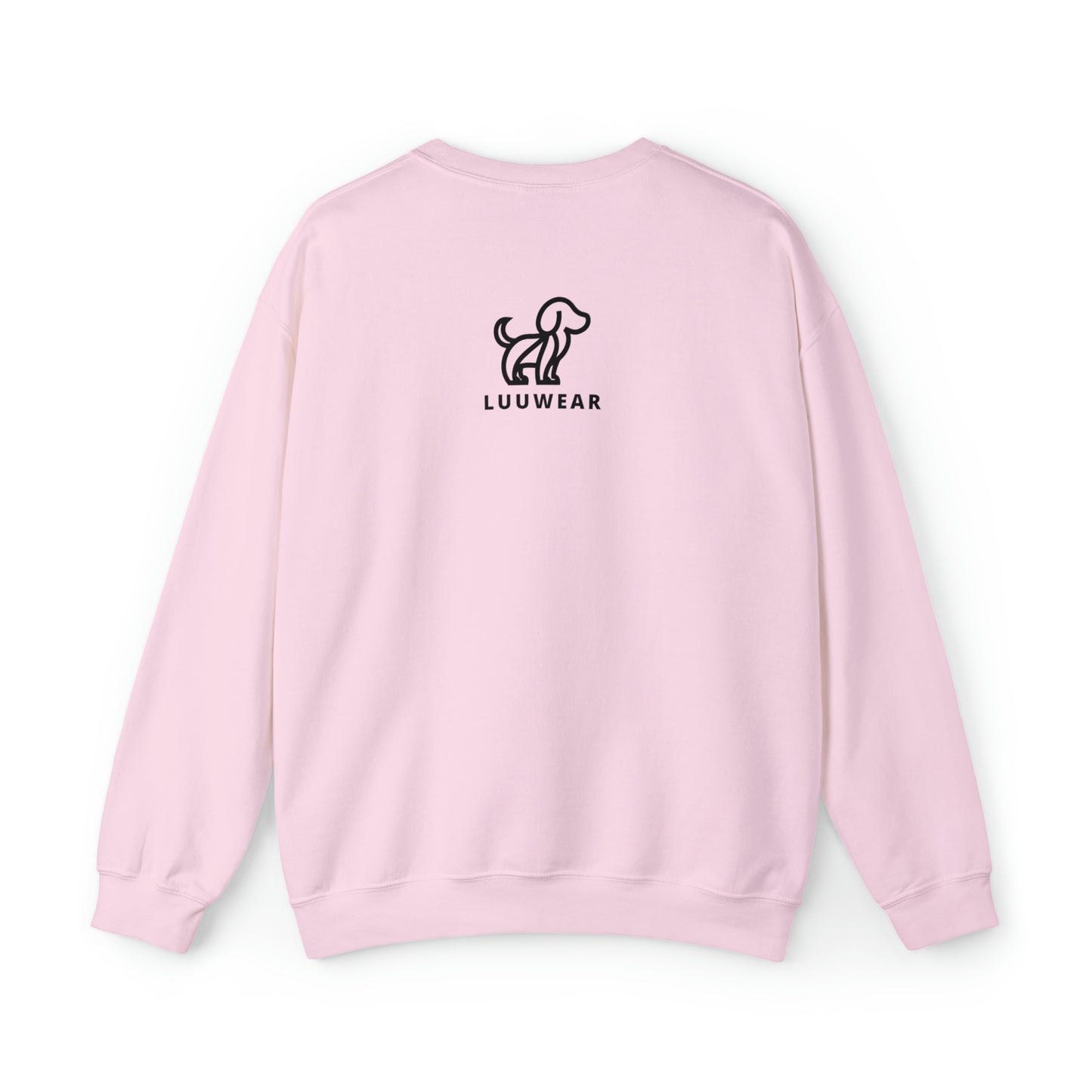 LUU WEAR SWEATER (black print)