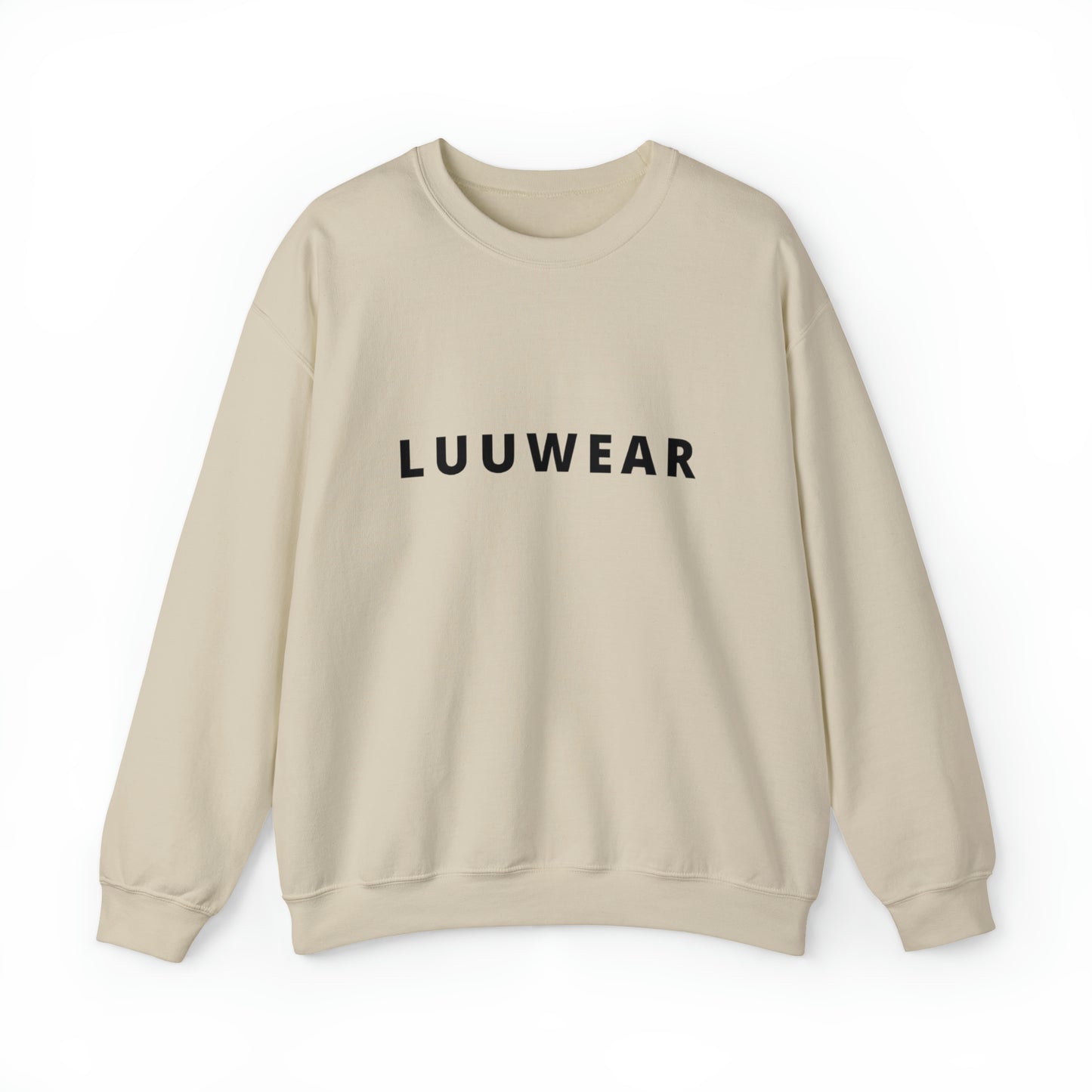 LUU WEAR SWEATER (black print)
