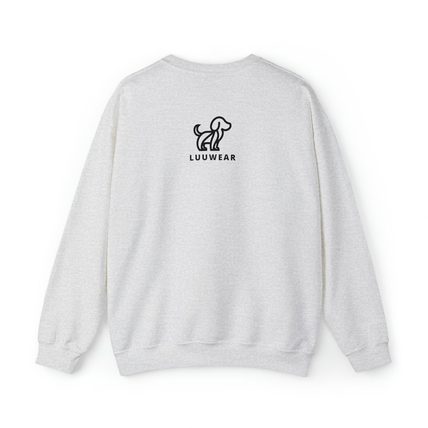 LUU WEAR SWEATER (black print)