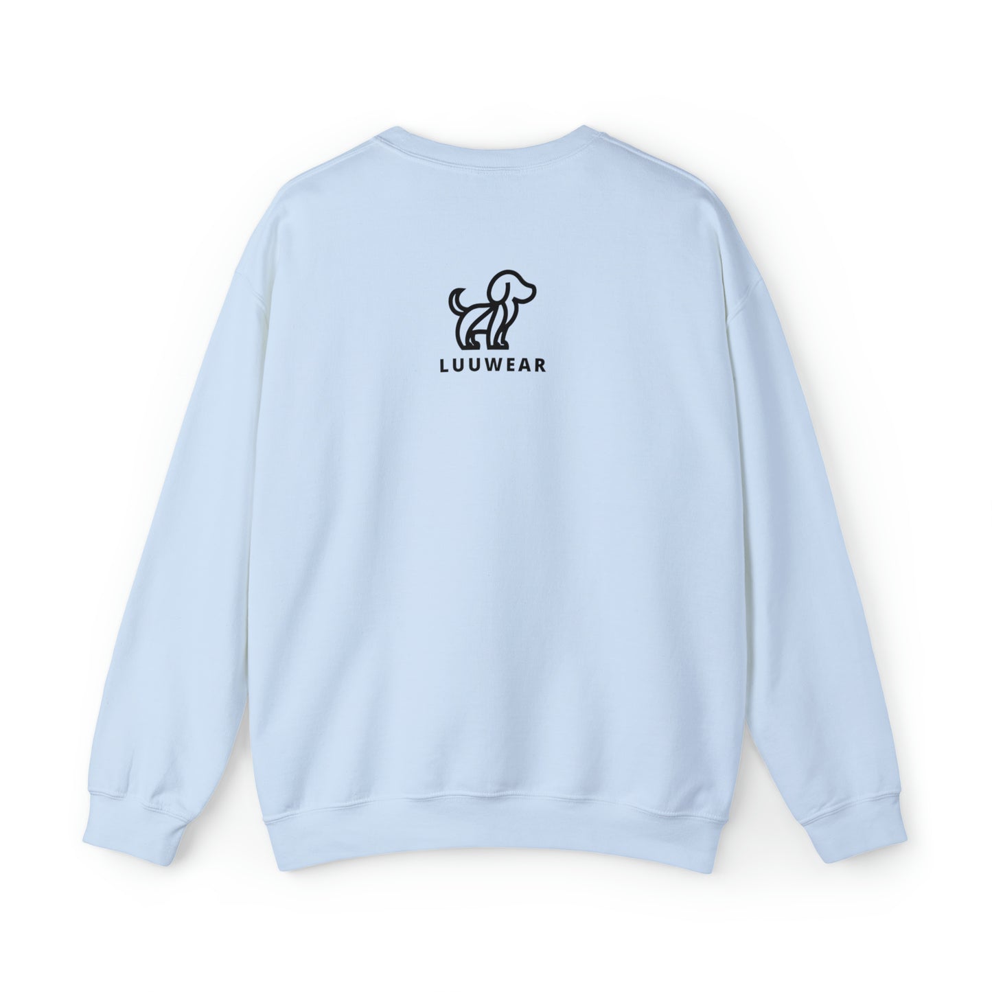 LUU WEAR SWEATER (black print)