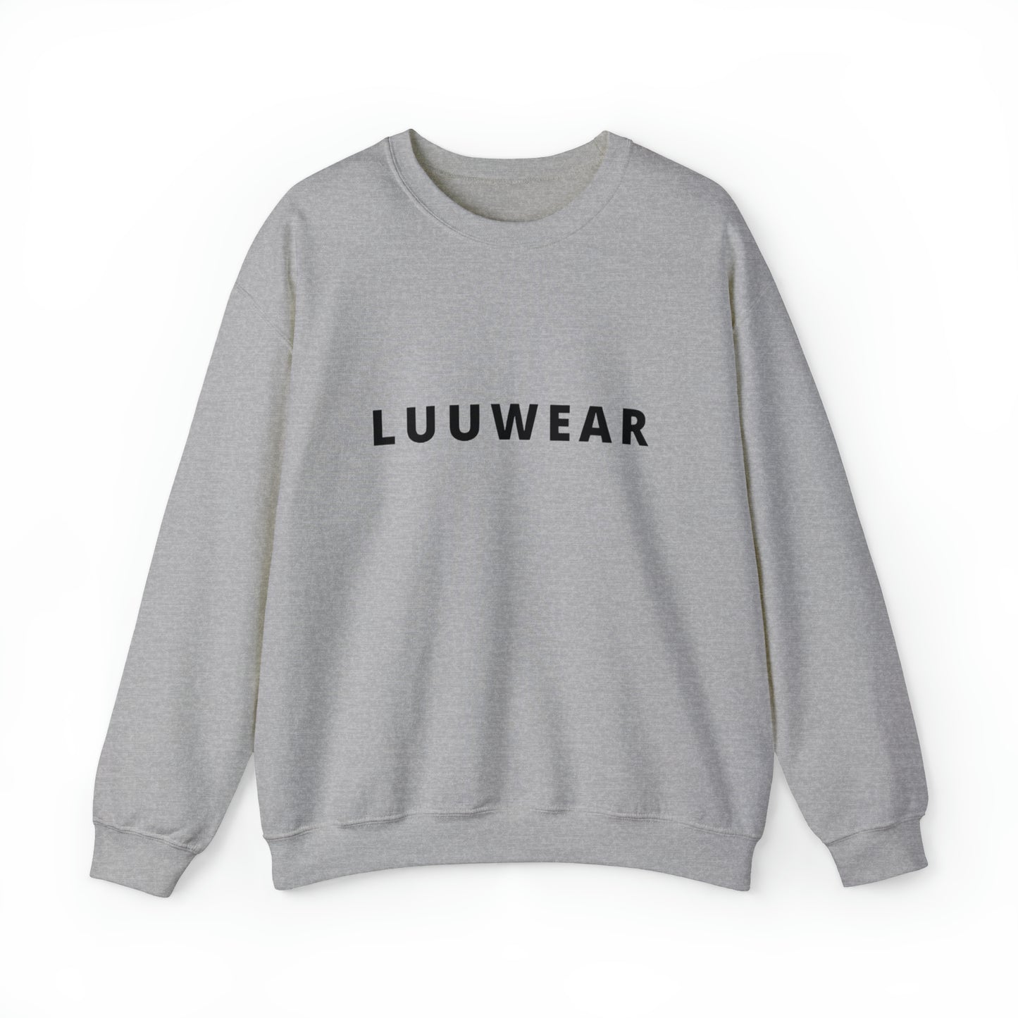 LUU WEAR SWEATER (black print)