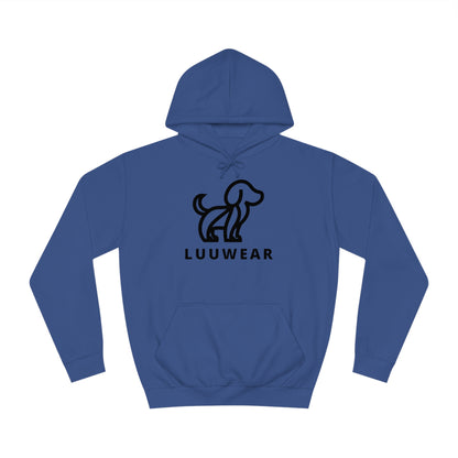 LUU WEAR COZY HOODIE- (black print)