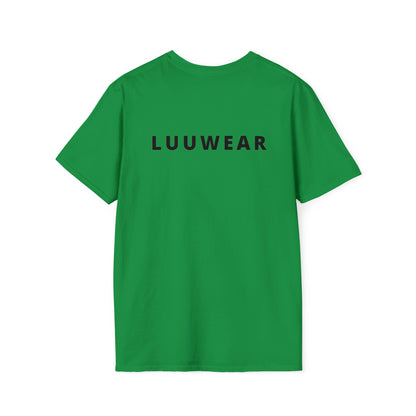 LUU WEAR DOGGY TEE- (black print)