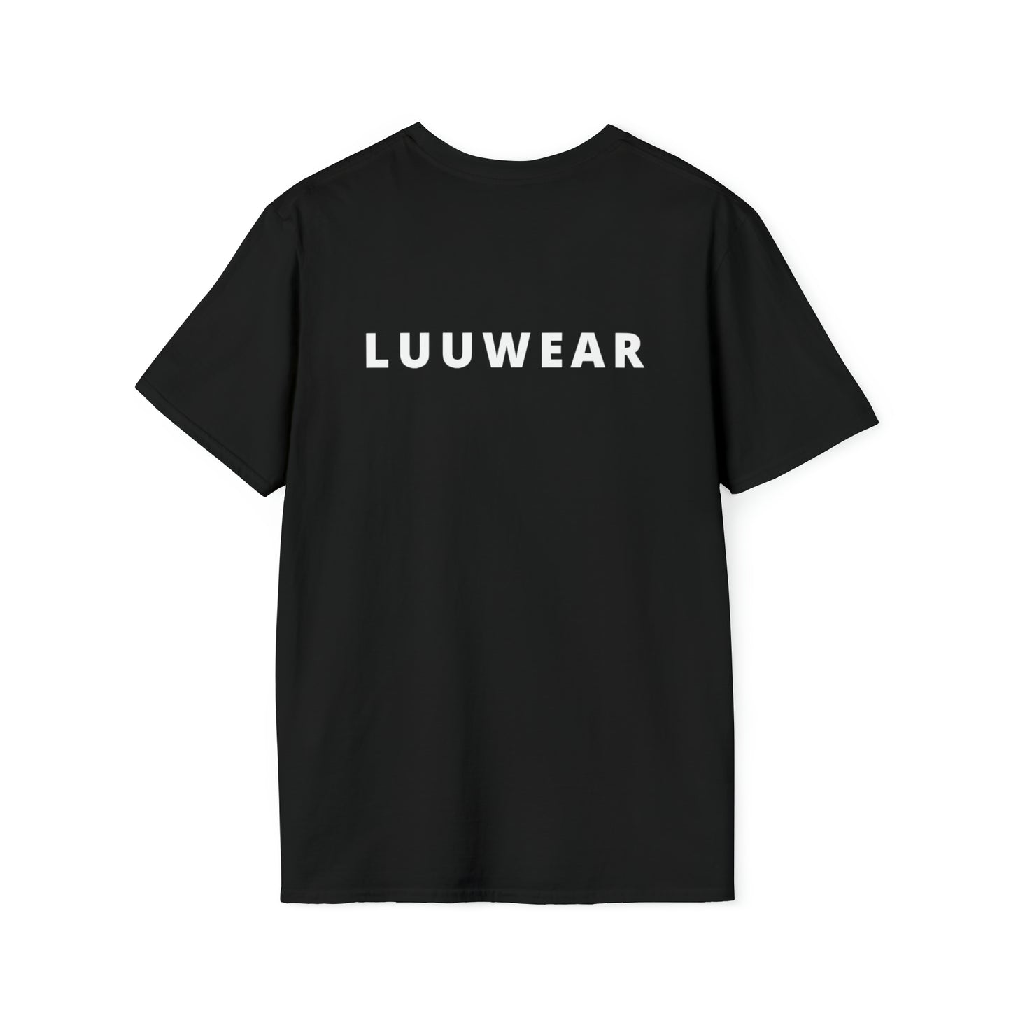 LUU WEAR DOGGY TEE- (white print)