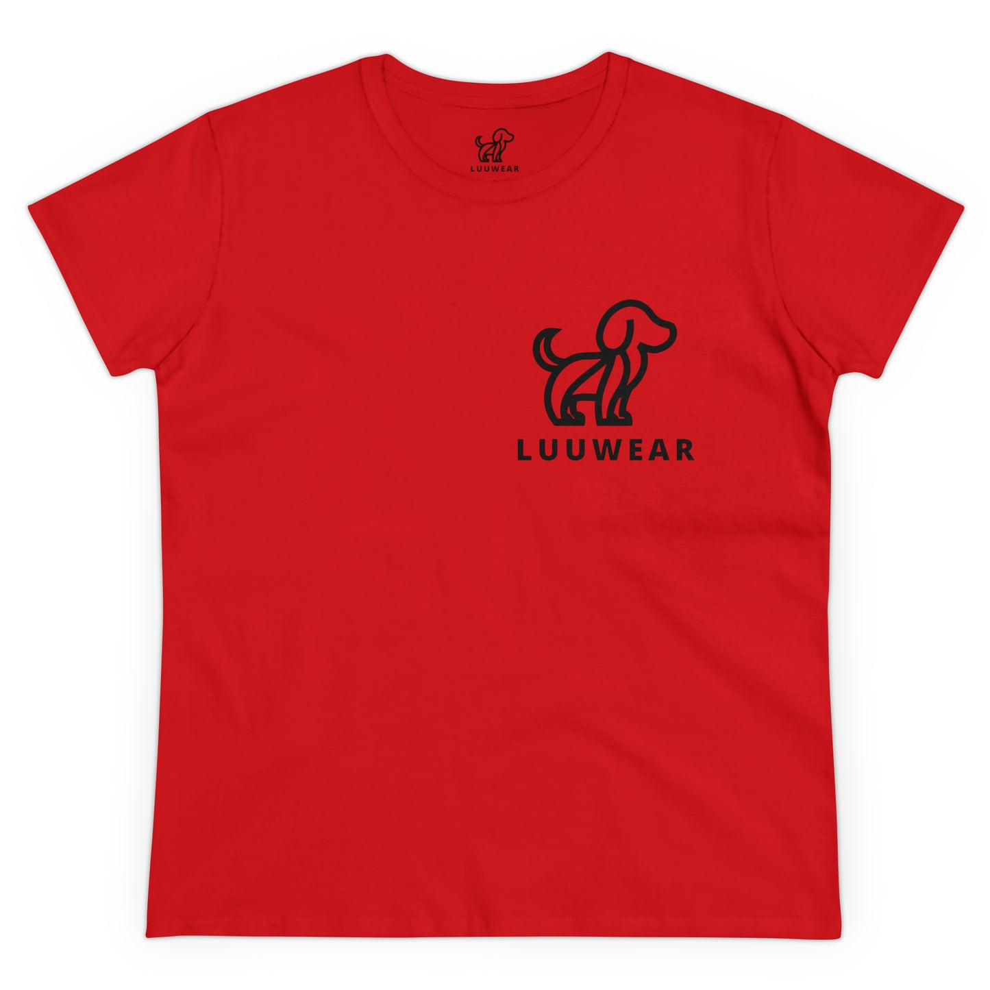 LUU WEAR LADY TEE- (black print)