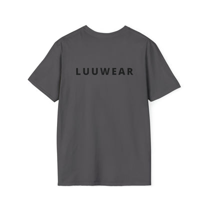 LUU WEAR DOGGY TEE- (black print)