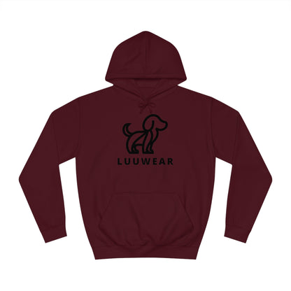 LUU WEAR COZY HOODIE- (black print)