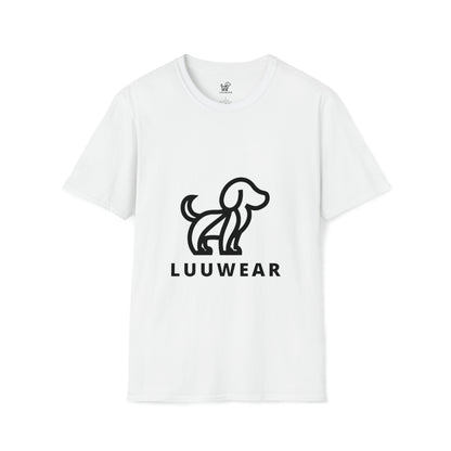 LUU WEAR DOGGY TEE- (black print)