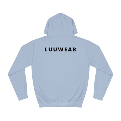 LUU WEAR COZY HOODIE- (black print)