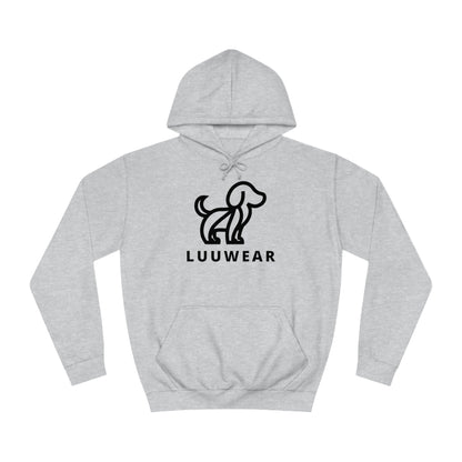 LUU WEAR COZY HOODIE- (black print)