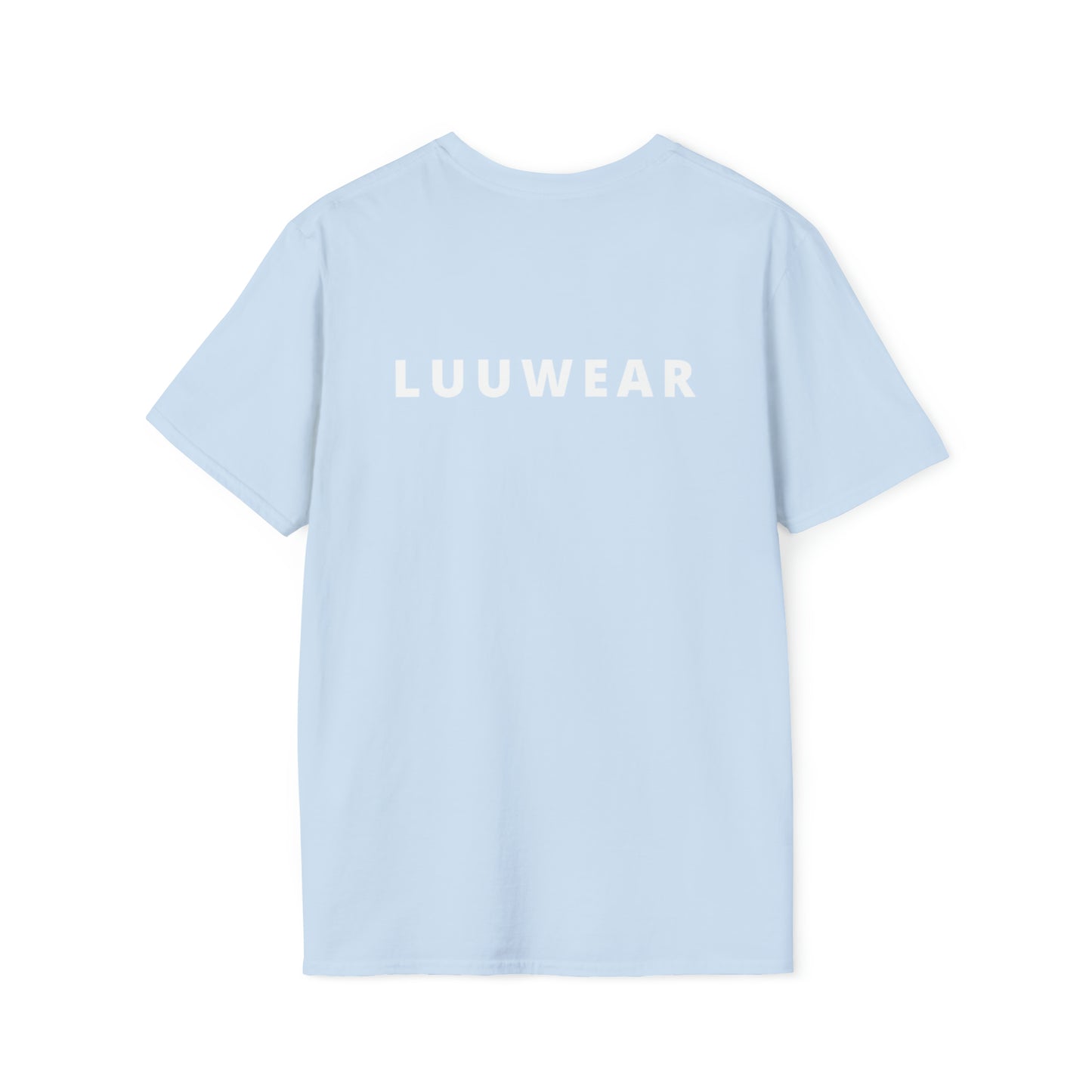 LUU WEAR DOGGY TEE- (white print)