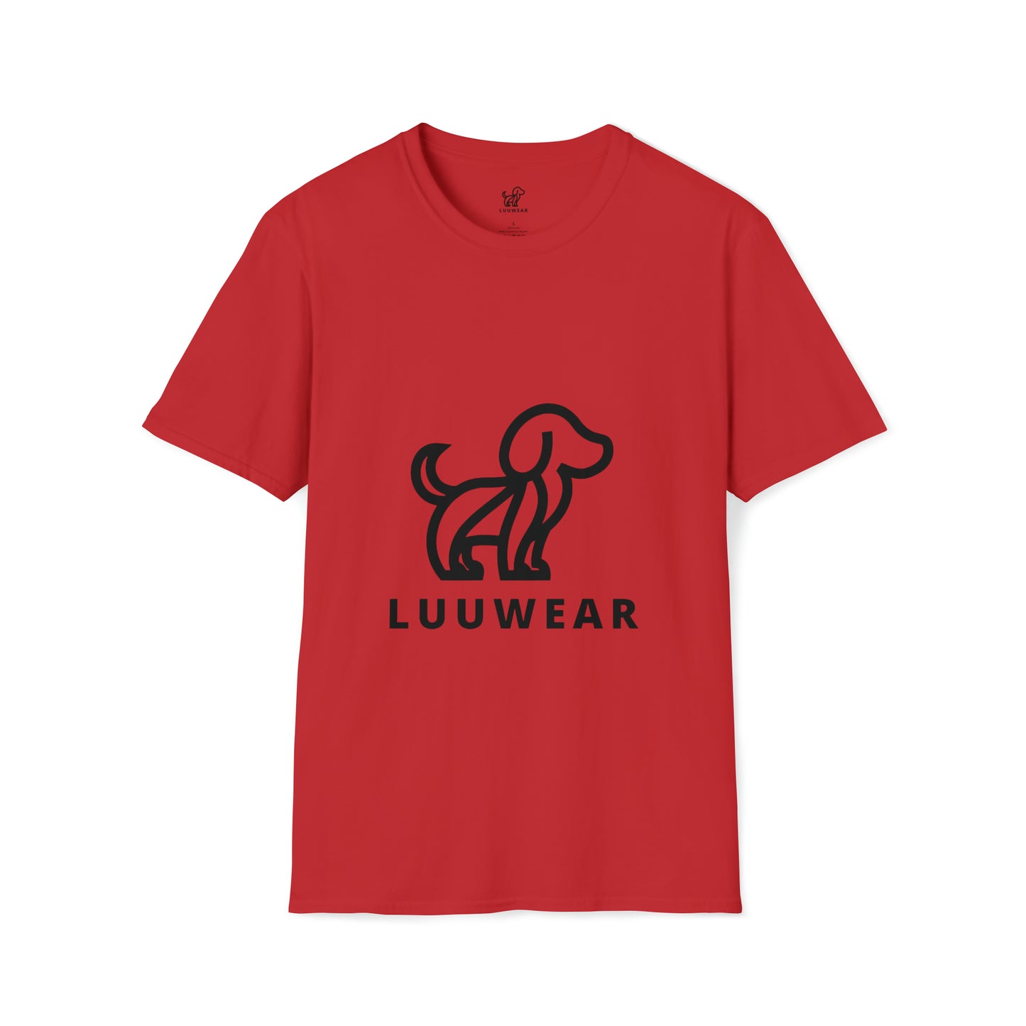 LUU WEAR DOGGY TEE- (black print)