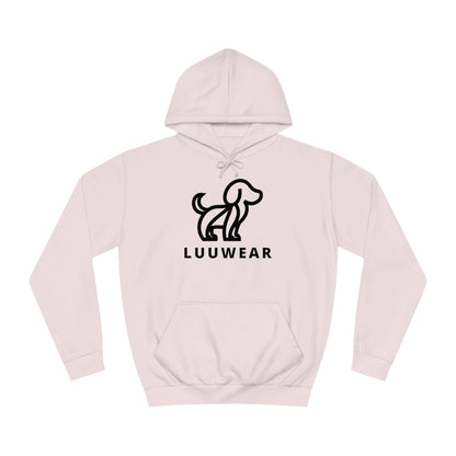 LUU WEAR COZY HOODIE- (black print)