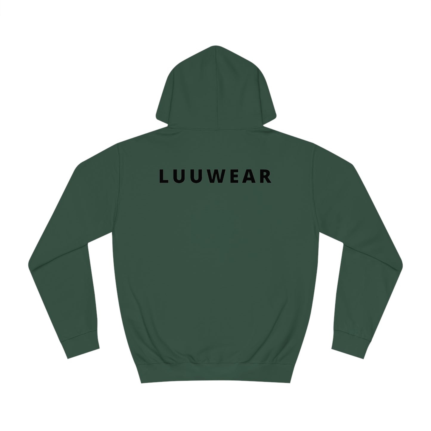 LUU WEAR COZY HOODIE- (black print)