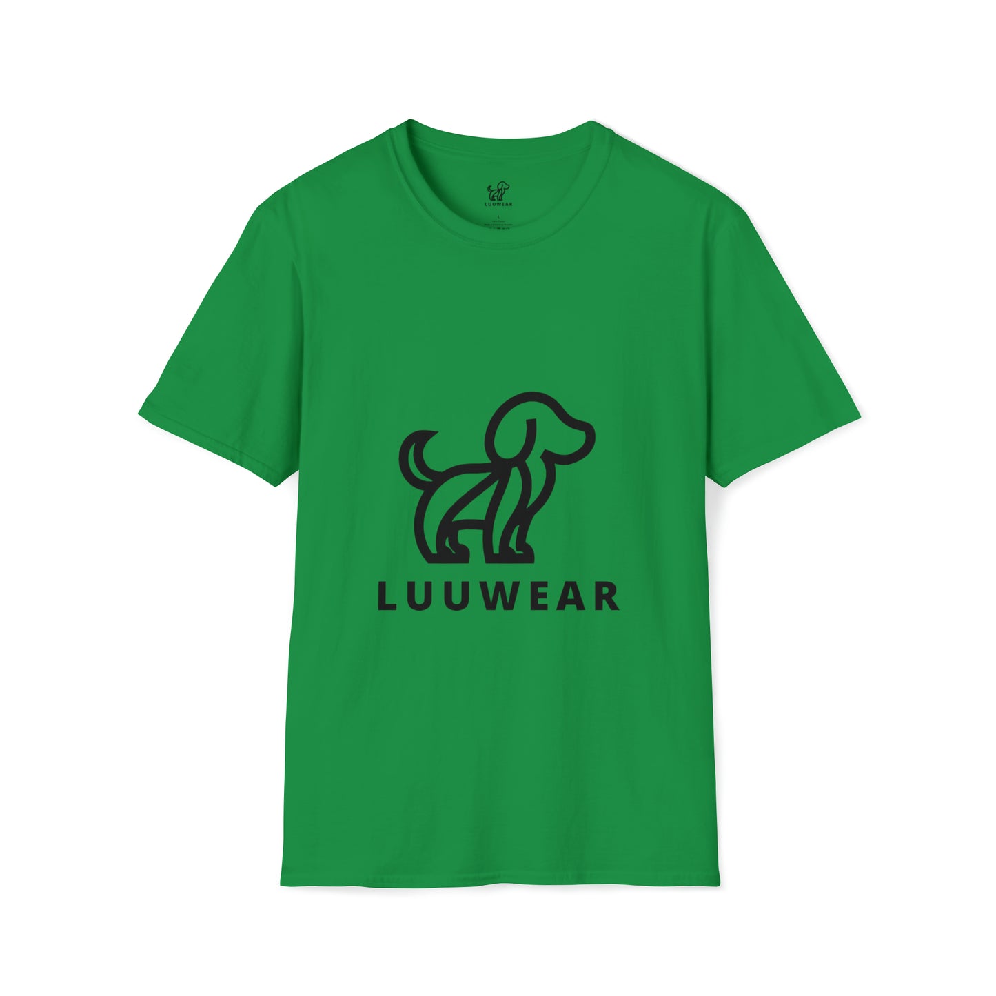 LUU WEAR DOGGY TEE- (black print)