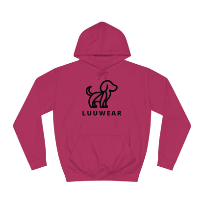 LUU WEAR COZY HOODIE- (black print)