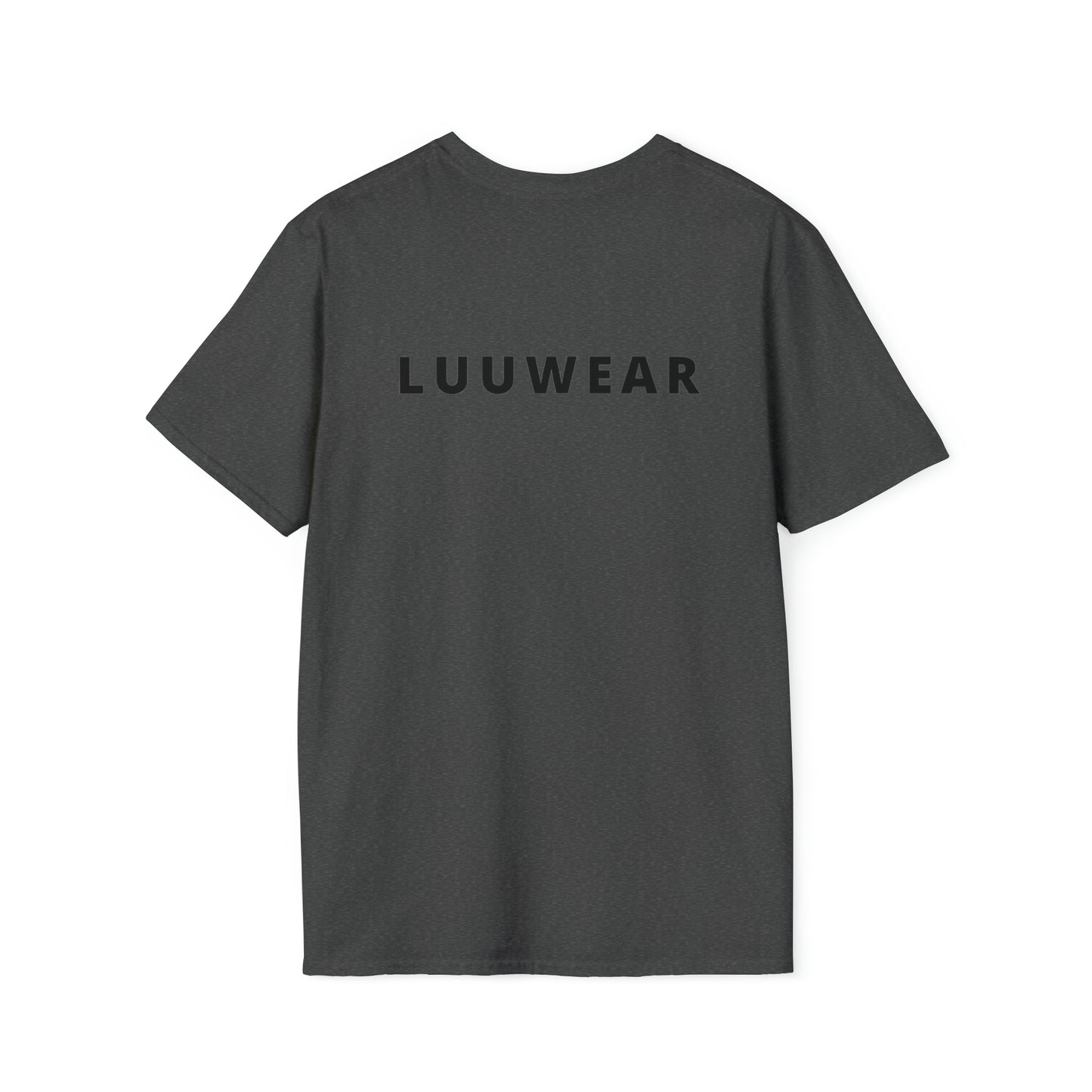 LUU WEAR DOGGY TEE- (black print)