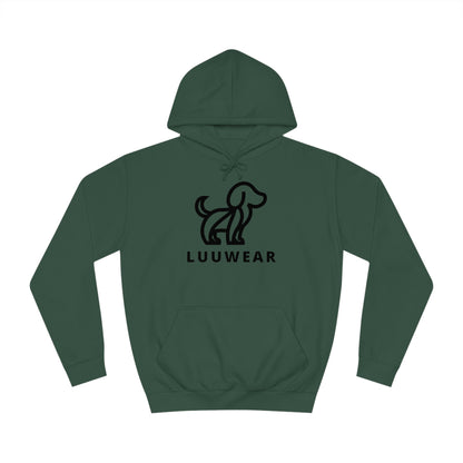 LUU WEAR COZY HOODIE- (black print)