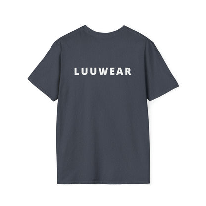 LUU WEAR DOGGY TEE- (white print)