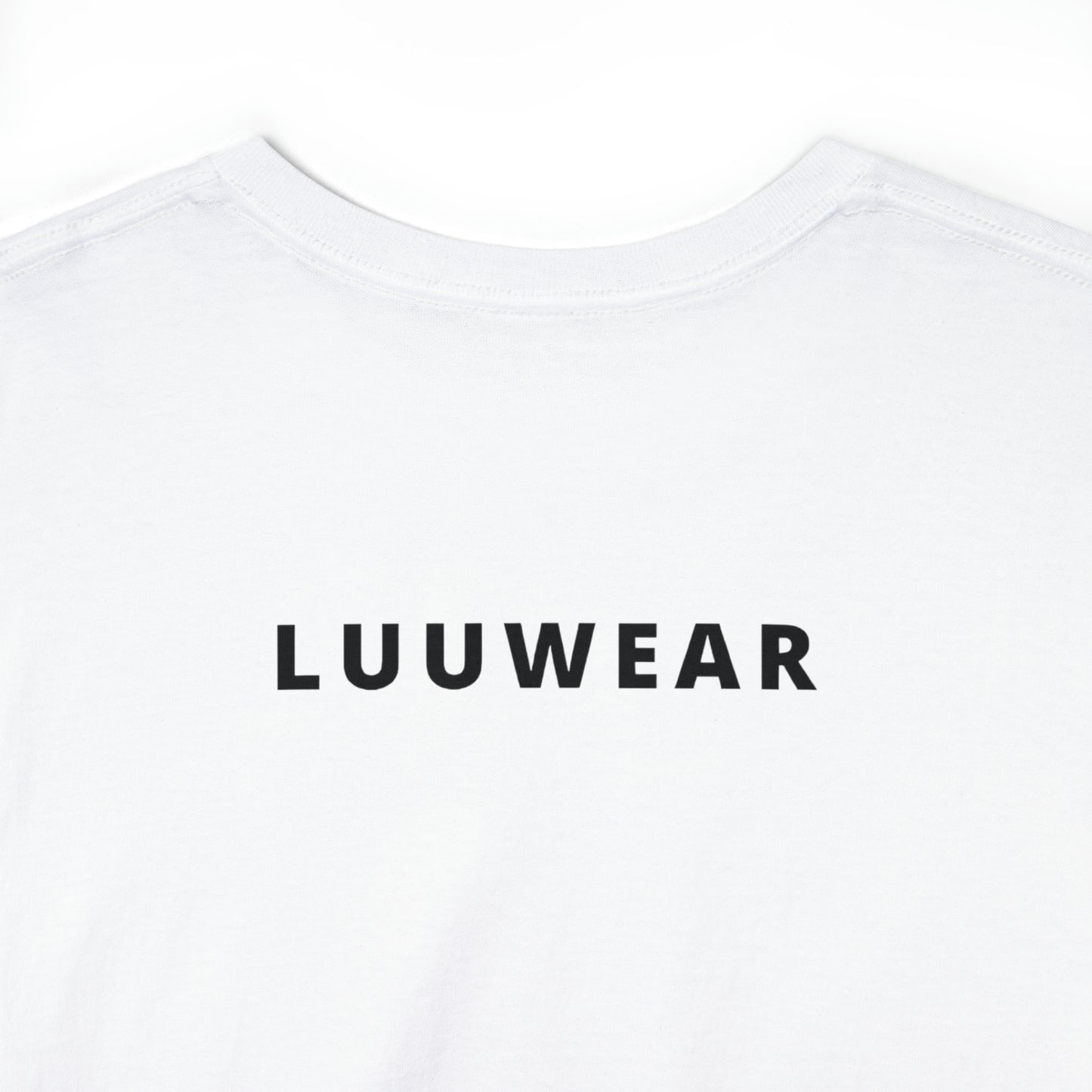 LUU WEAR BLACK Print TEE