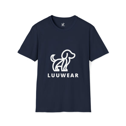 LUU WEAR DOGGY TEE- (white print)