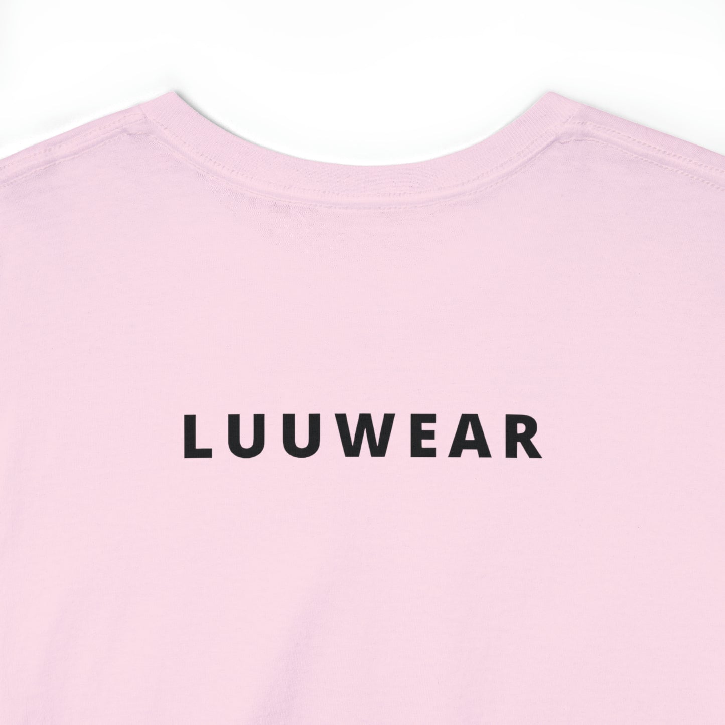 LUU WEAR BLACK Print TEE