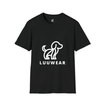 LUU WEAR DOGGY TEE- (white print)