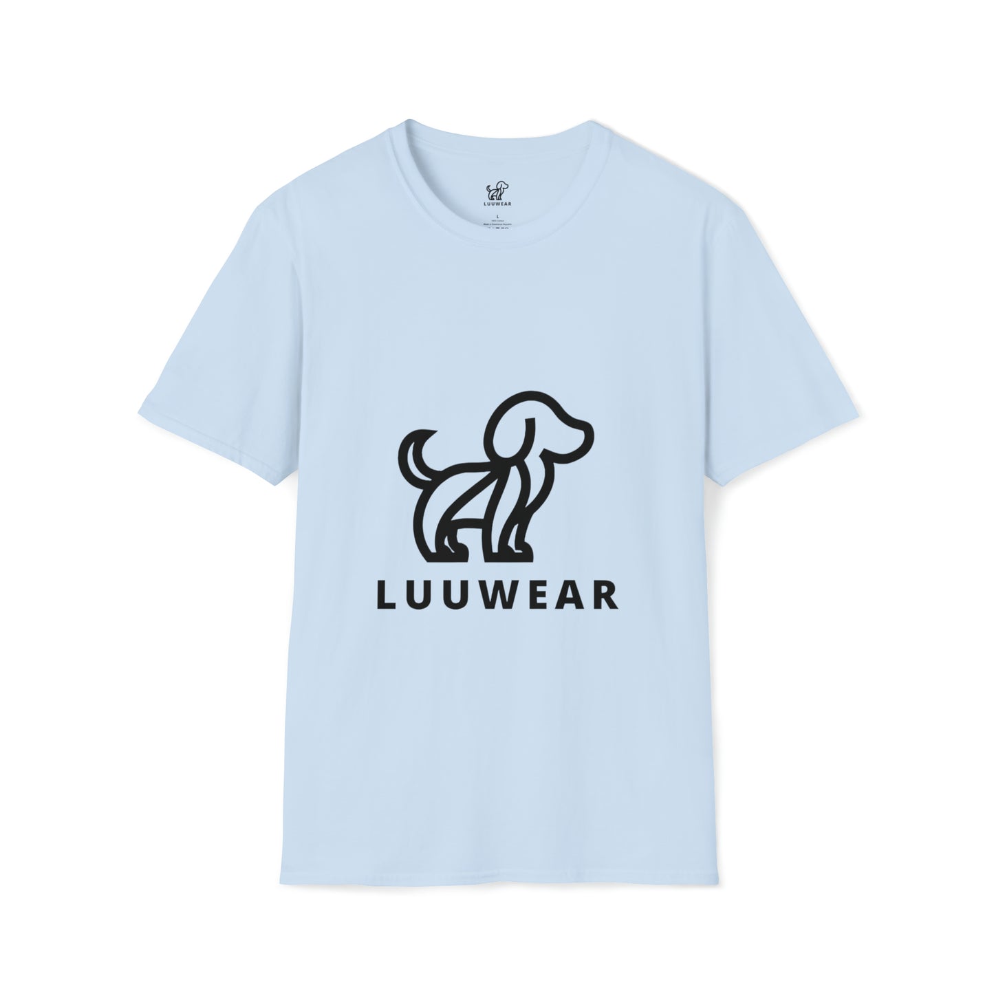 LUU WEAR DOGGY TEE- (black print)