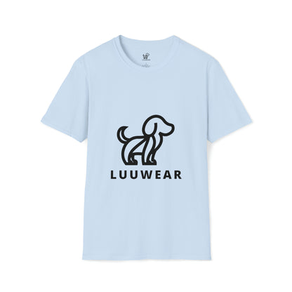 LUU WEAR DOGGY TEE- (black print)