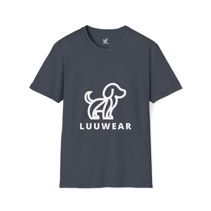 LUU WEAR DOGGY TEE- (white print)